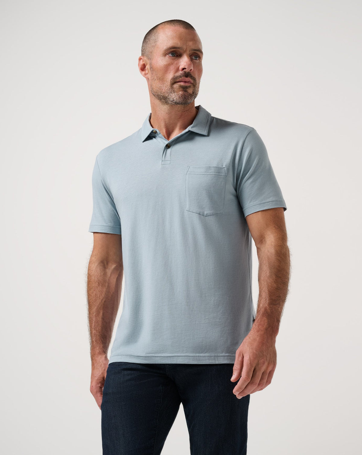 The Cloud Polo Ash Blue | Travis Mathew Hot Sale