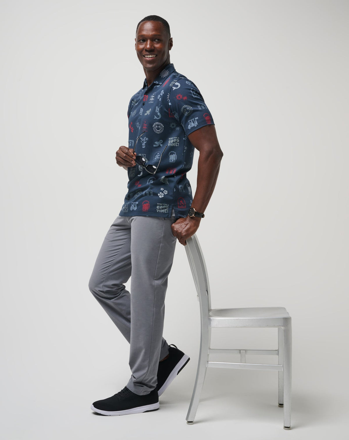 Julyin Polo Total Eclipse | Travis Mathew Essential