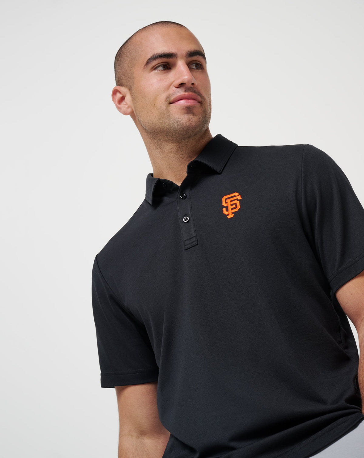 San Francisco Giants Playoff Pitch Polo Black | Travis Mathew Latest