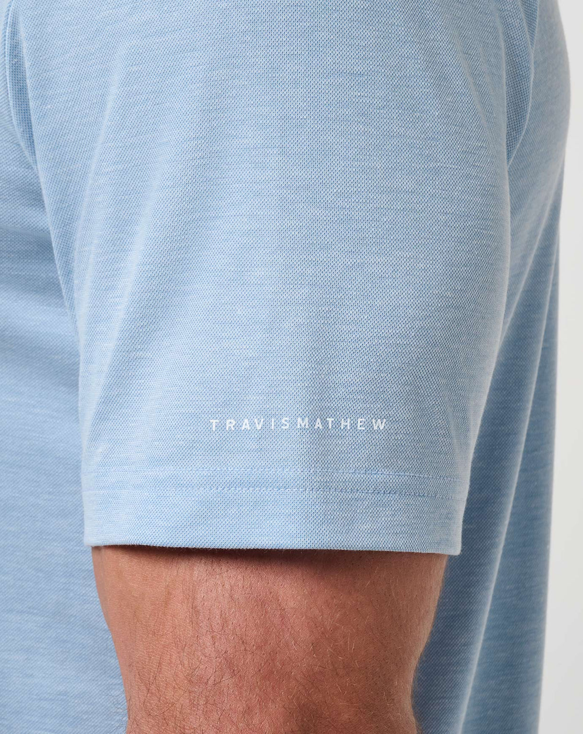 Tennessee School Pride Polo Heather Blue | Travis Mathew Essential