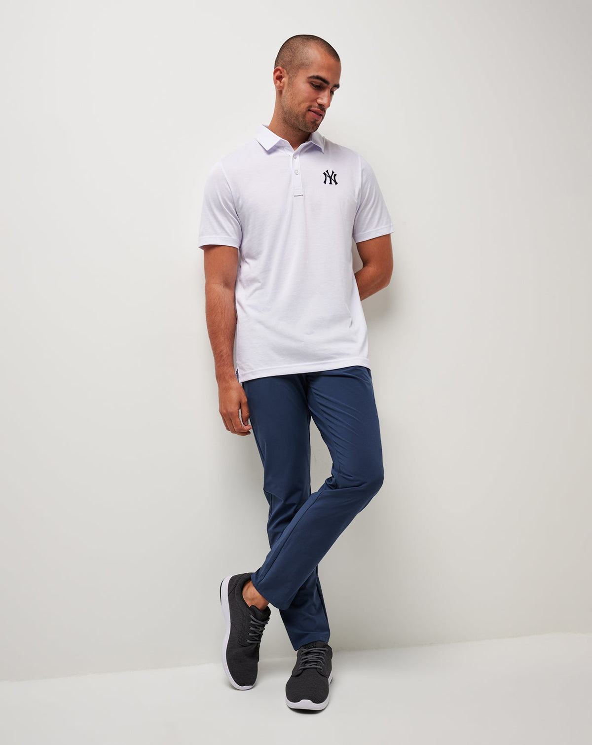 New York Yankees The Zinna Polo White | Travis Mathew Great Value