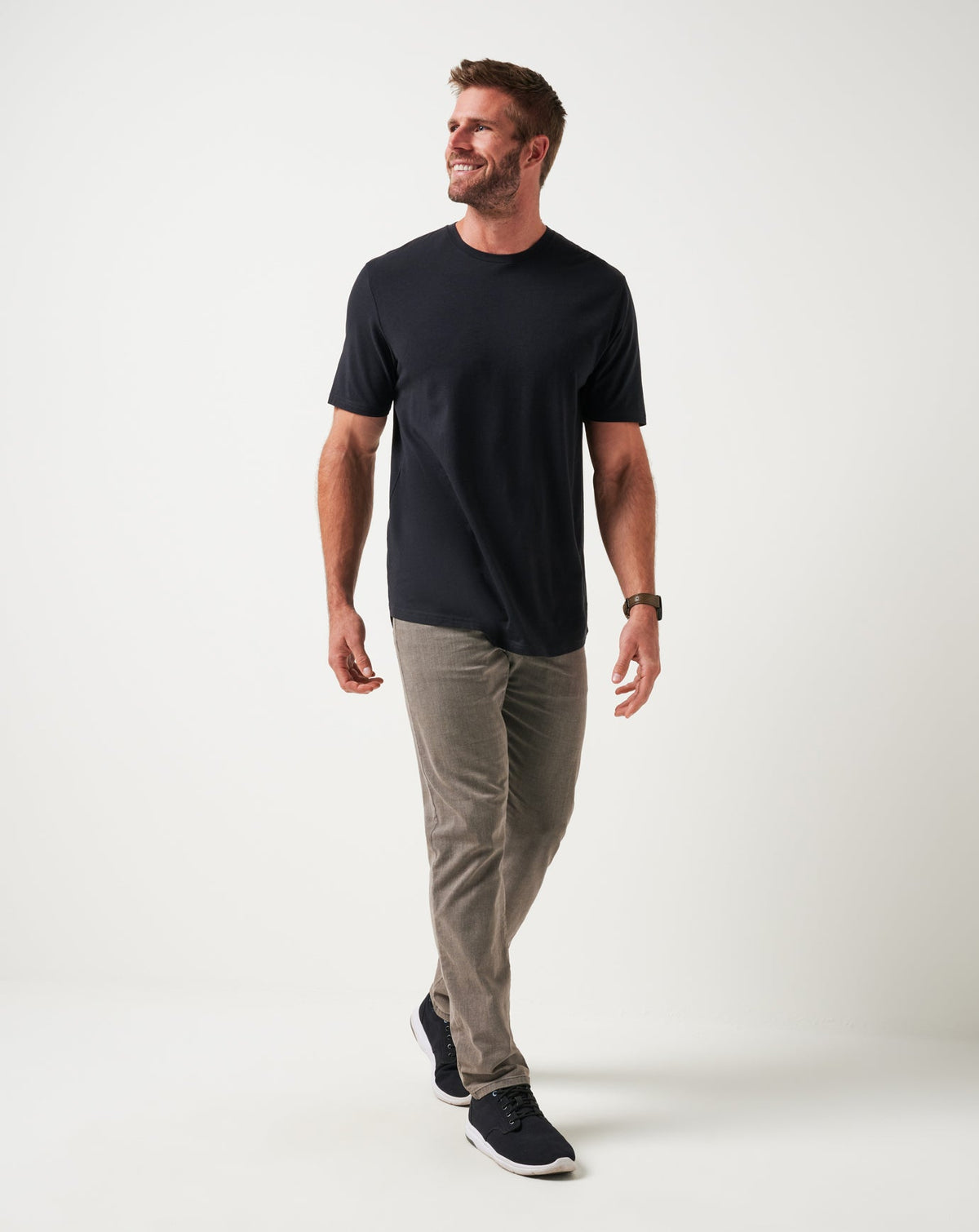 Cloud Crew Tee Black | Travis Mathew Customer Favorite