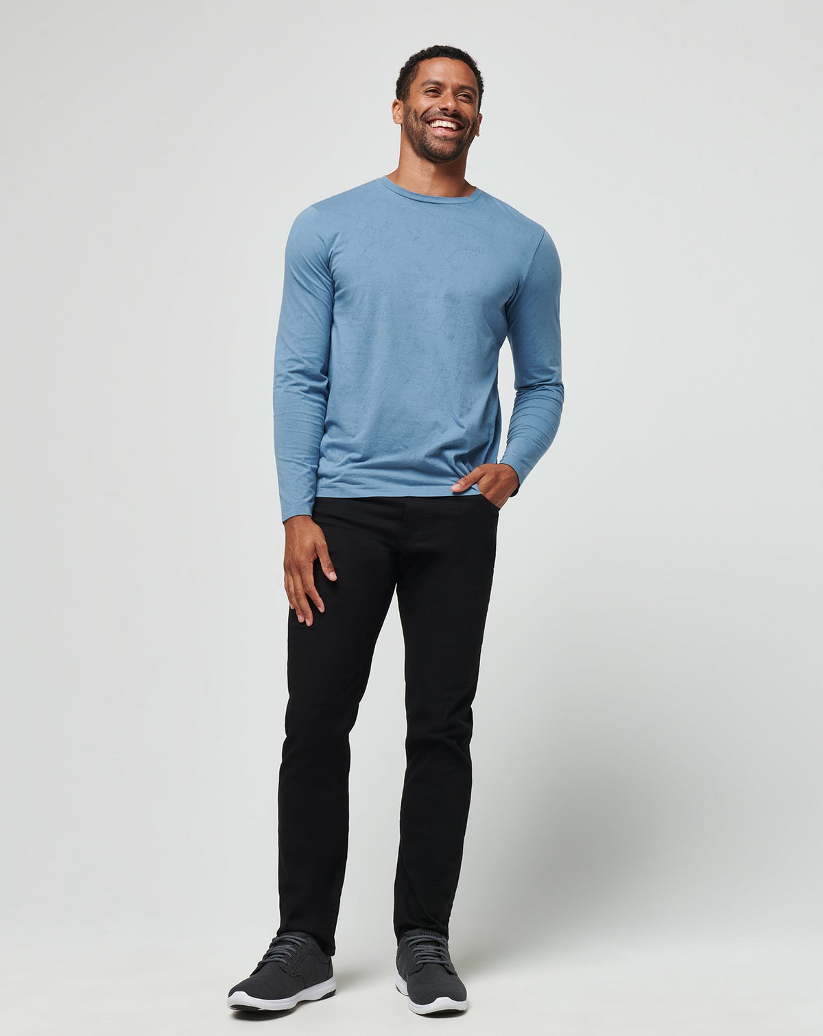 Warmer Tides Long Sleeve Tee Coronet | Travis Mathew Trending
