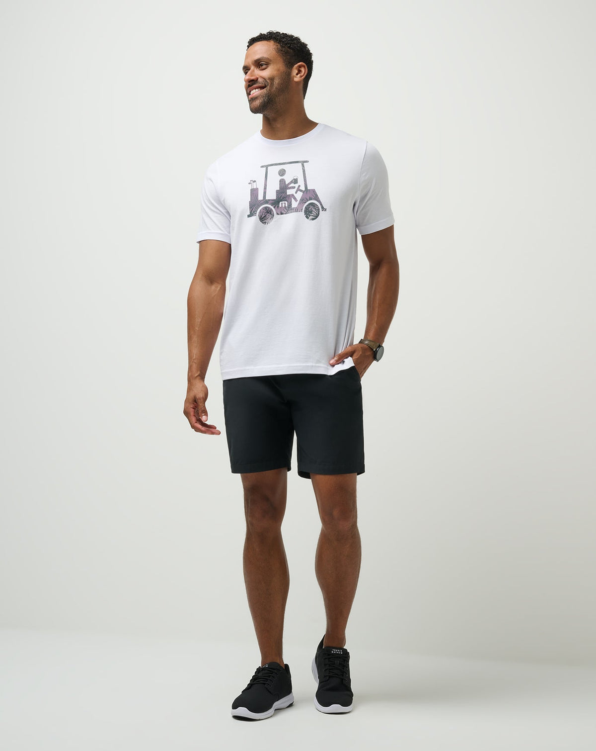 Catch And Release Tee White | Travis Mathew Essential