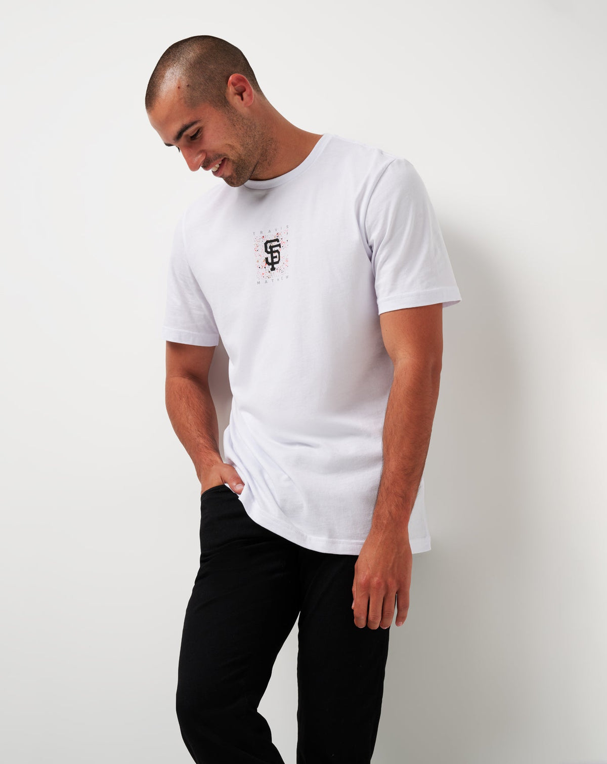 San Francisco Giants In The Dugout Tee White | Travis Mathew Signature