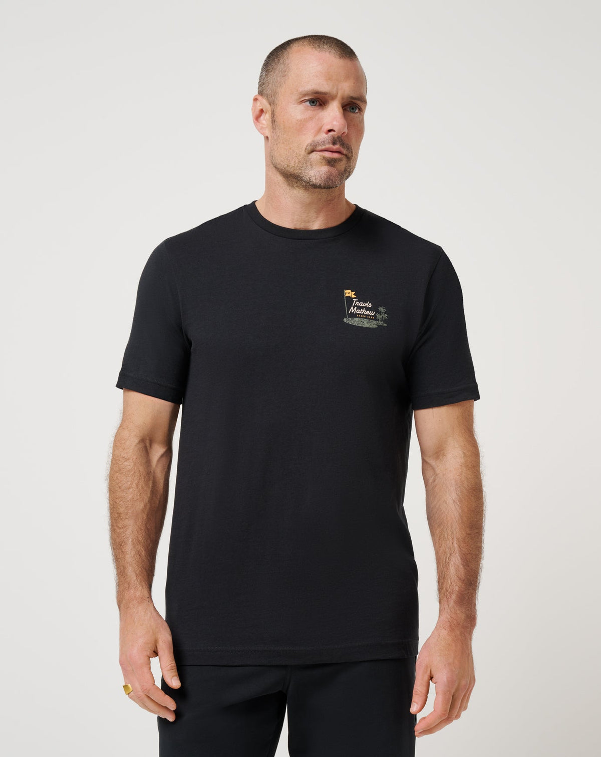 TM Beach Club Tee Black | Travis Mathew Popular