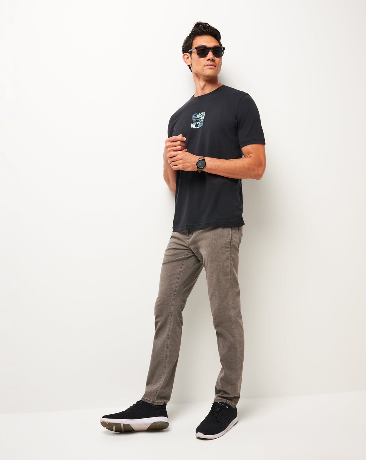 Private Suite Tee Black | Travis Mathew Latest