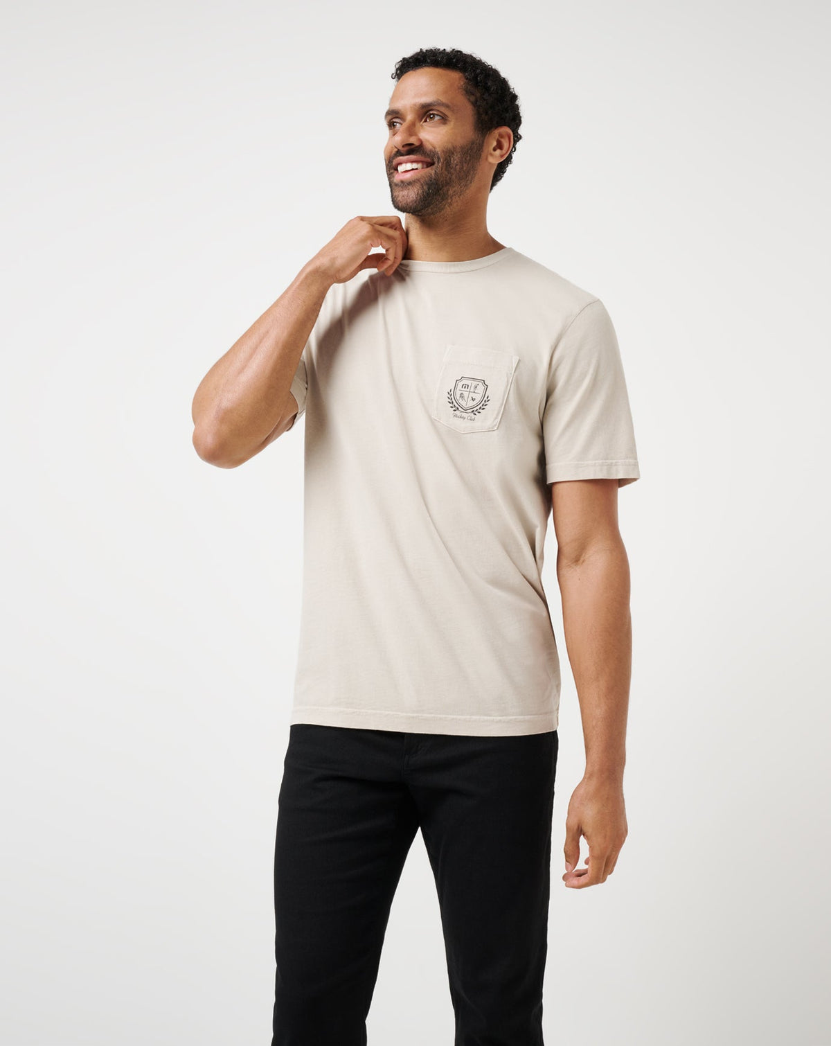 Face Off Tee Italian Sand | Travis Mathew Essential
