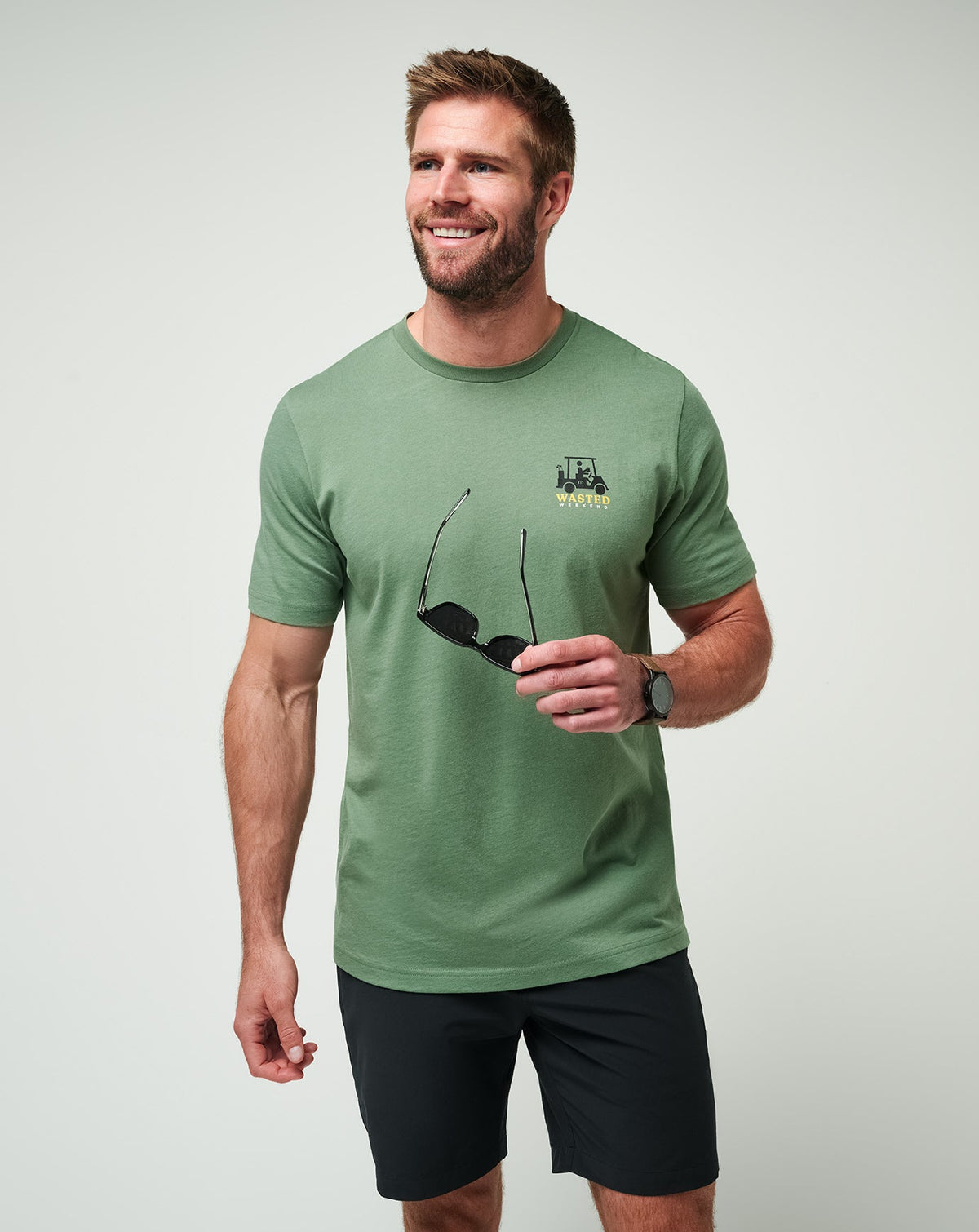 Beer Happy Tee Laurel | Travis Mathew Essential