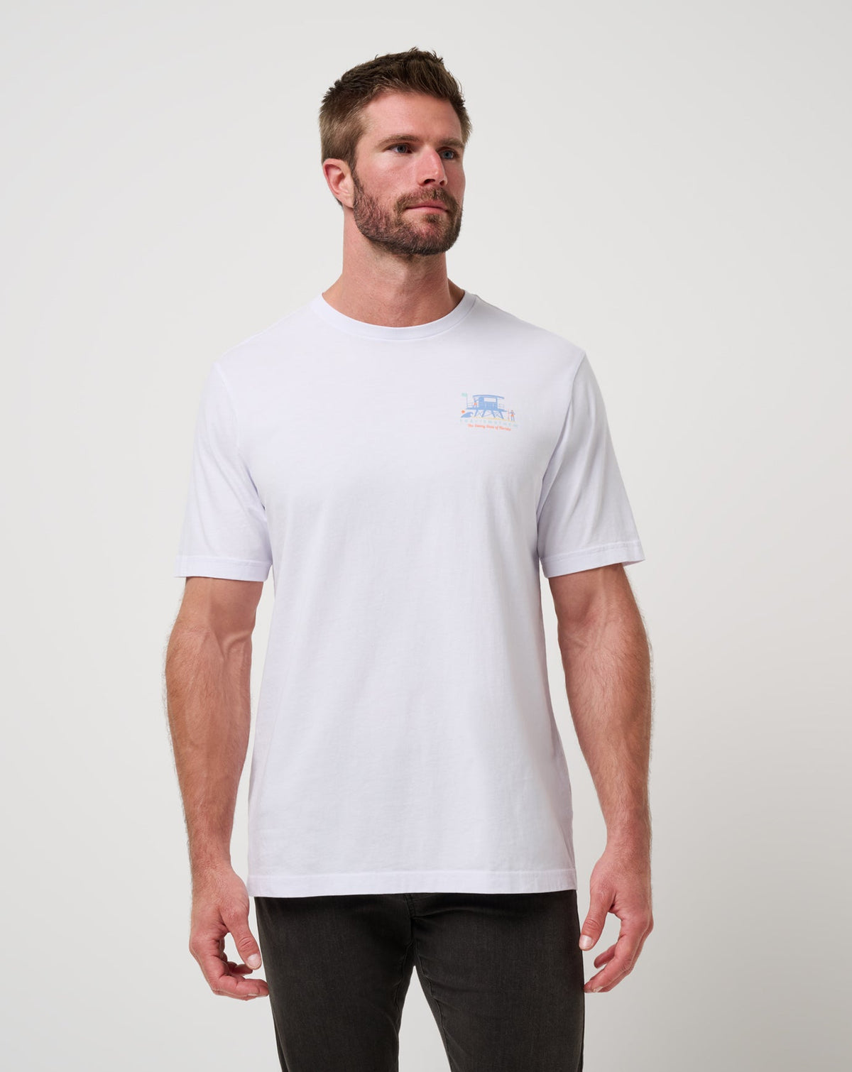 Key West Kiss Tee White | Travis Mathew Discount
