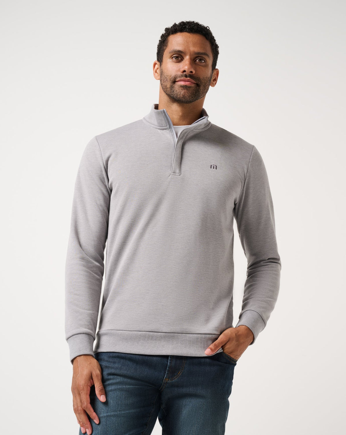 Cloud Quarter Zip 2.0 Heather Medium Grey | Travis Mathew Latest