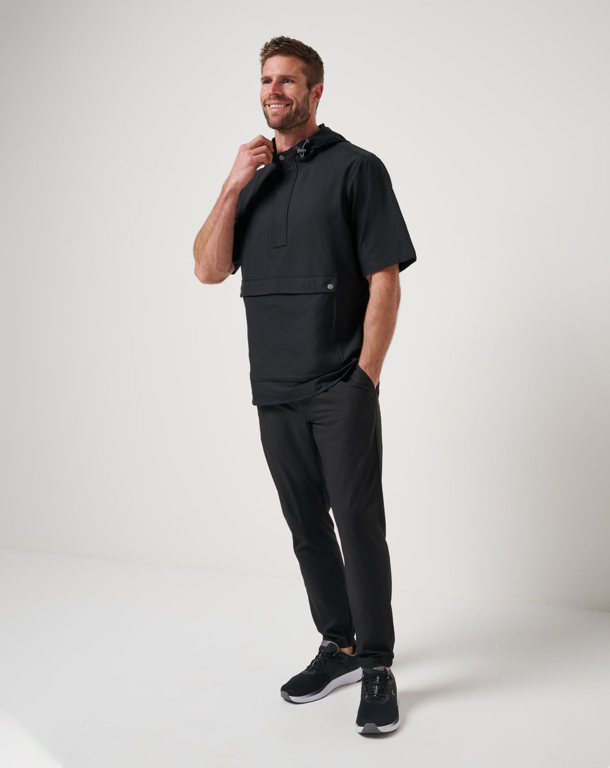 Sport Mode Hoodie Black | Travis Mathew Featured