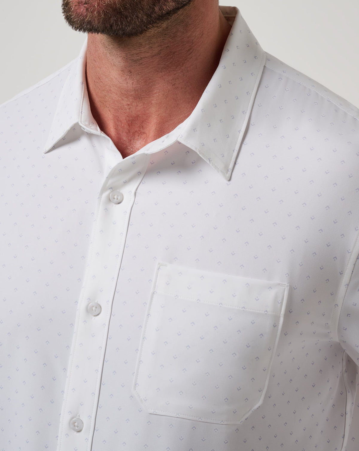 Techwoven Tidbits Button-Up White | Travis Mathew Great Value