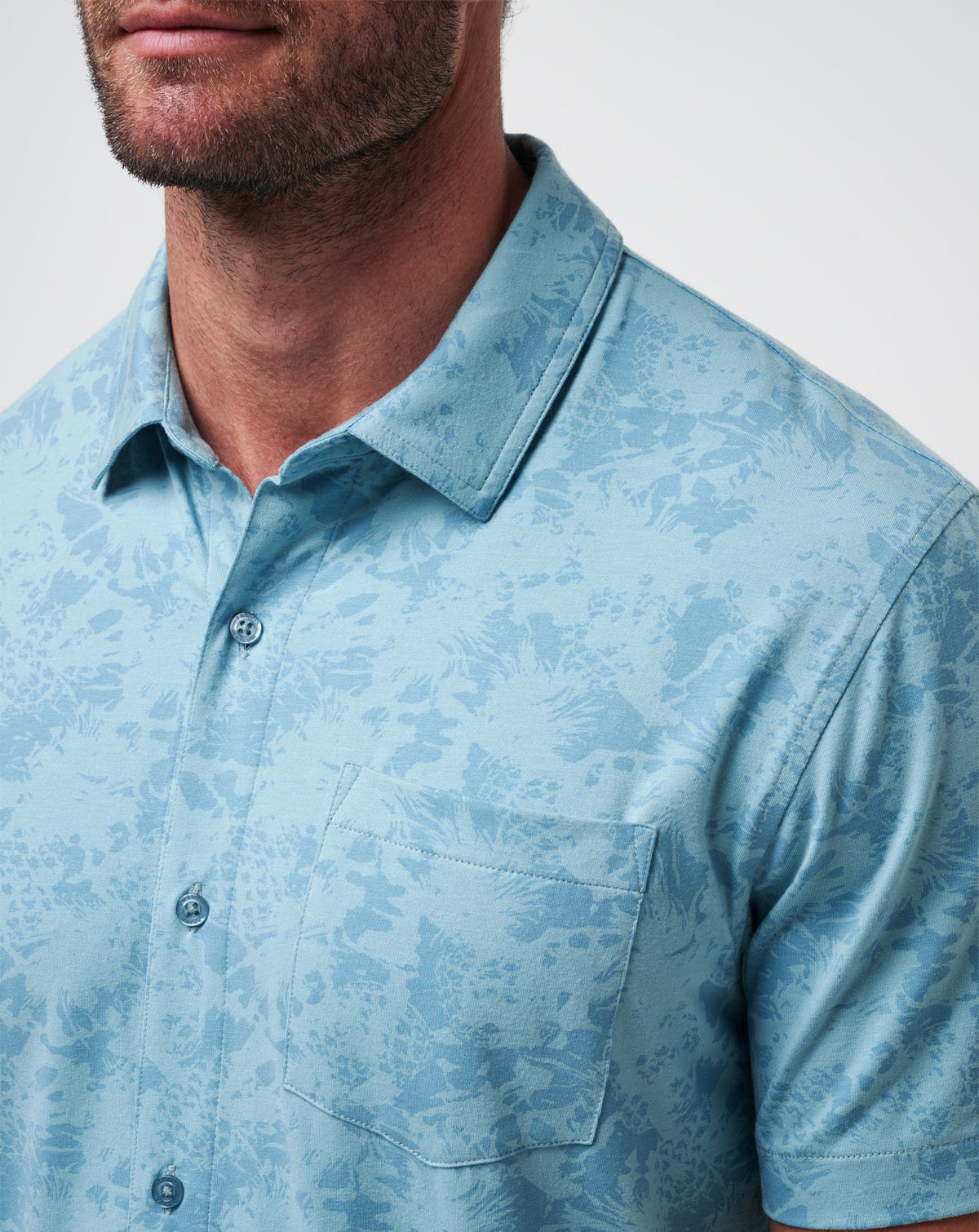 Knit Braddah Button-Up Cameo | Travis Mathew Essential