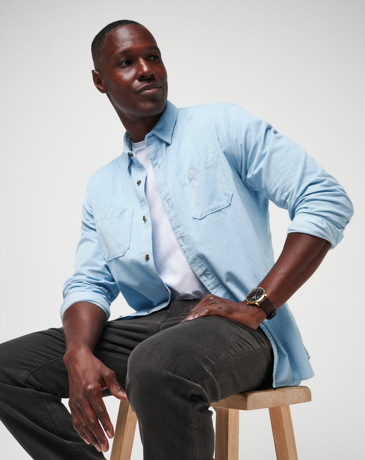 Barrel Of Laughs Button-Up Dream Blue | Travis Mathew New
