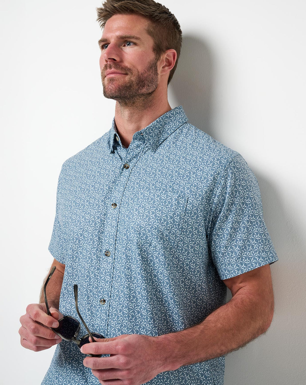 Techwoven Country Mile Button-Up Arona | Travis Mathew Trusted