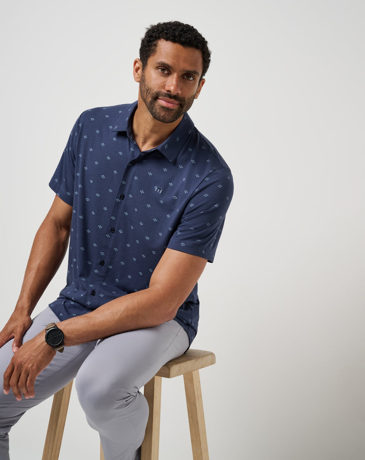 Shore Of It Button-Up Total Eclipse | Travis Mathew Best Seller