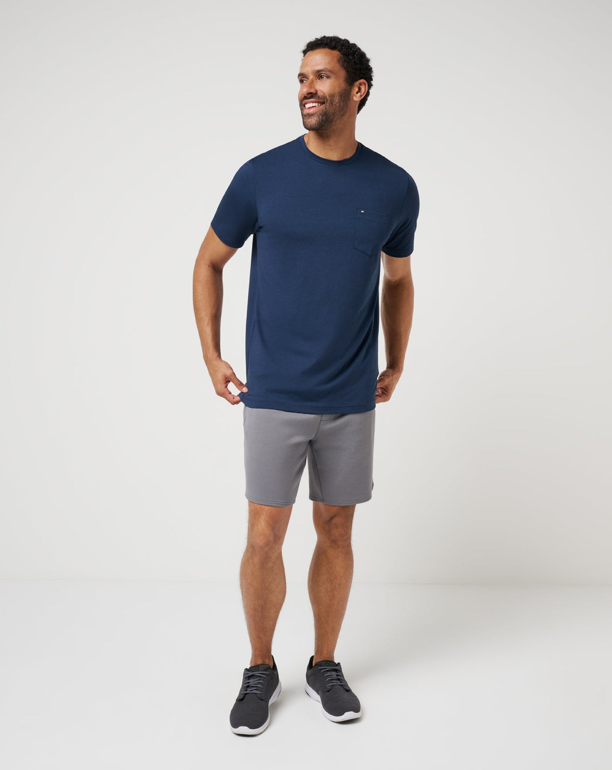 Fibercloud Short 8In Heather Grey | Travis Mathew Featured