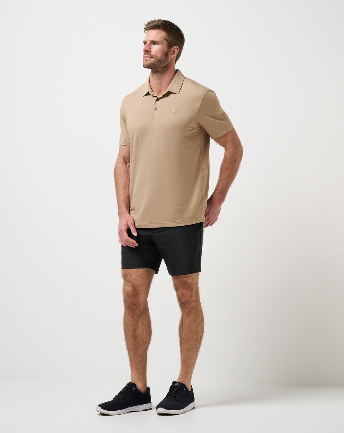 Wanderlust Short 7In Black | Travis Mathew Classic