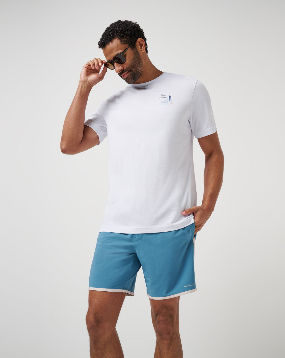 Lost Cave Boardshort Captains Blue | Travis Mathew Trending