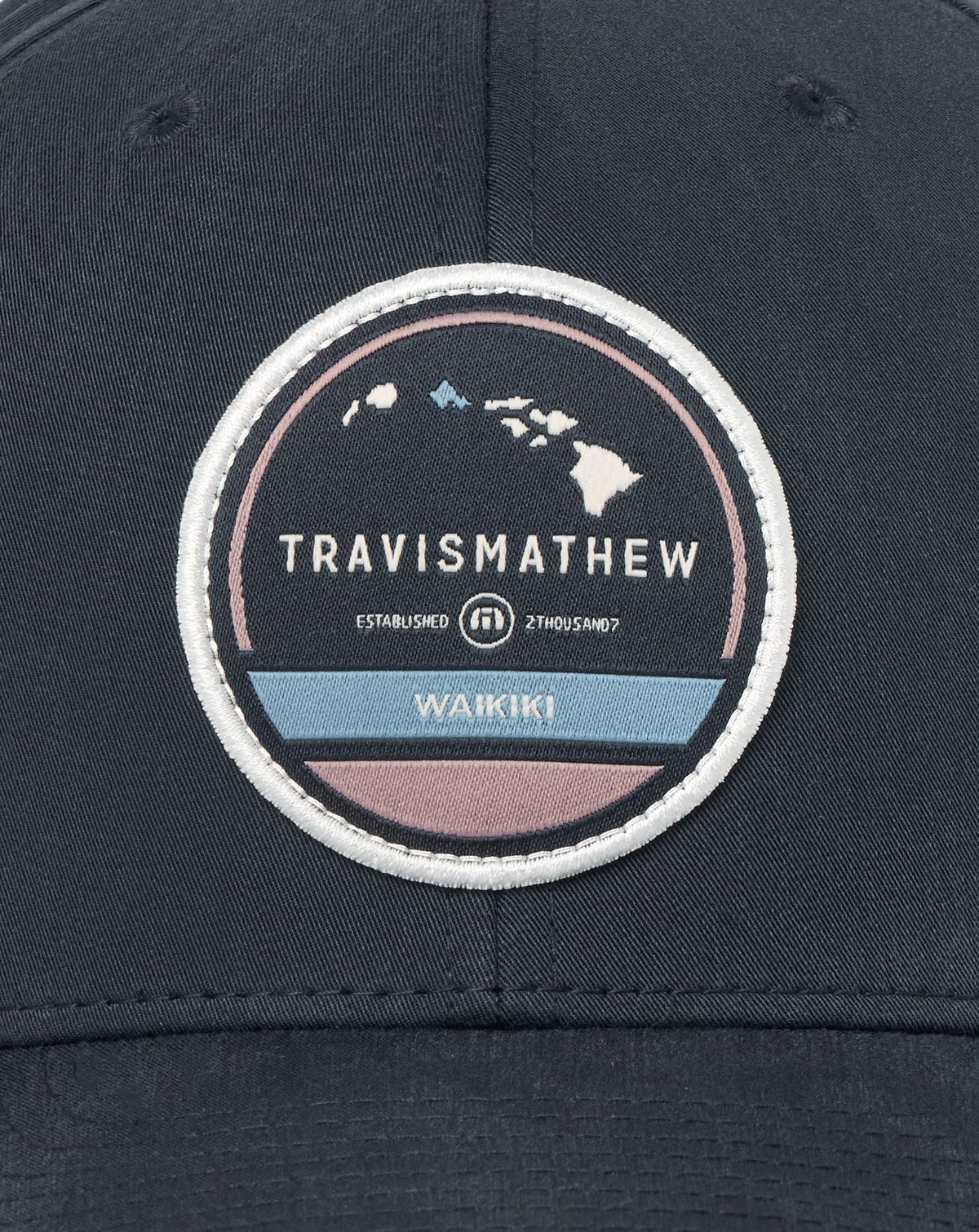 The Forbidden Isle 3.0 Waikiki Snapback Hat Total Eclipse | Travis Mathew Latest