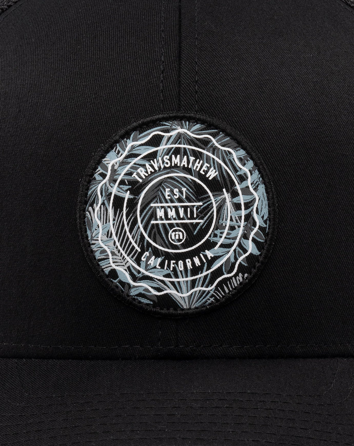 The Patch Floral Snapback Hat Black | Travis Mathew Popular