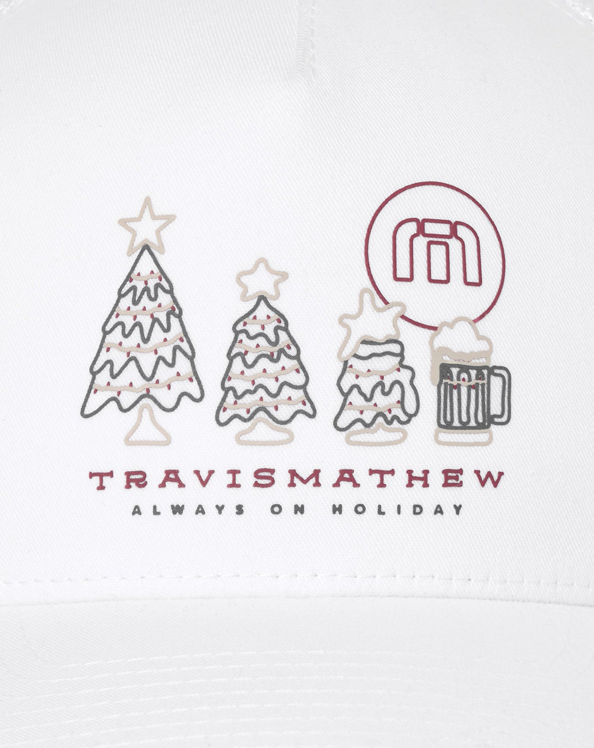 Gifting Snapback Hat White | Travis Mathew New