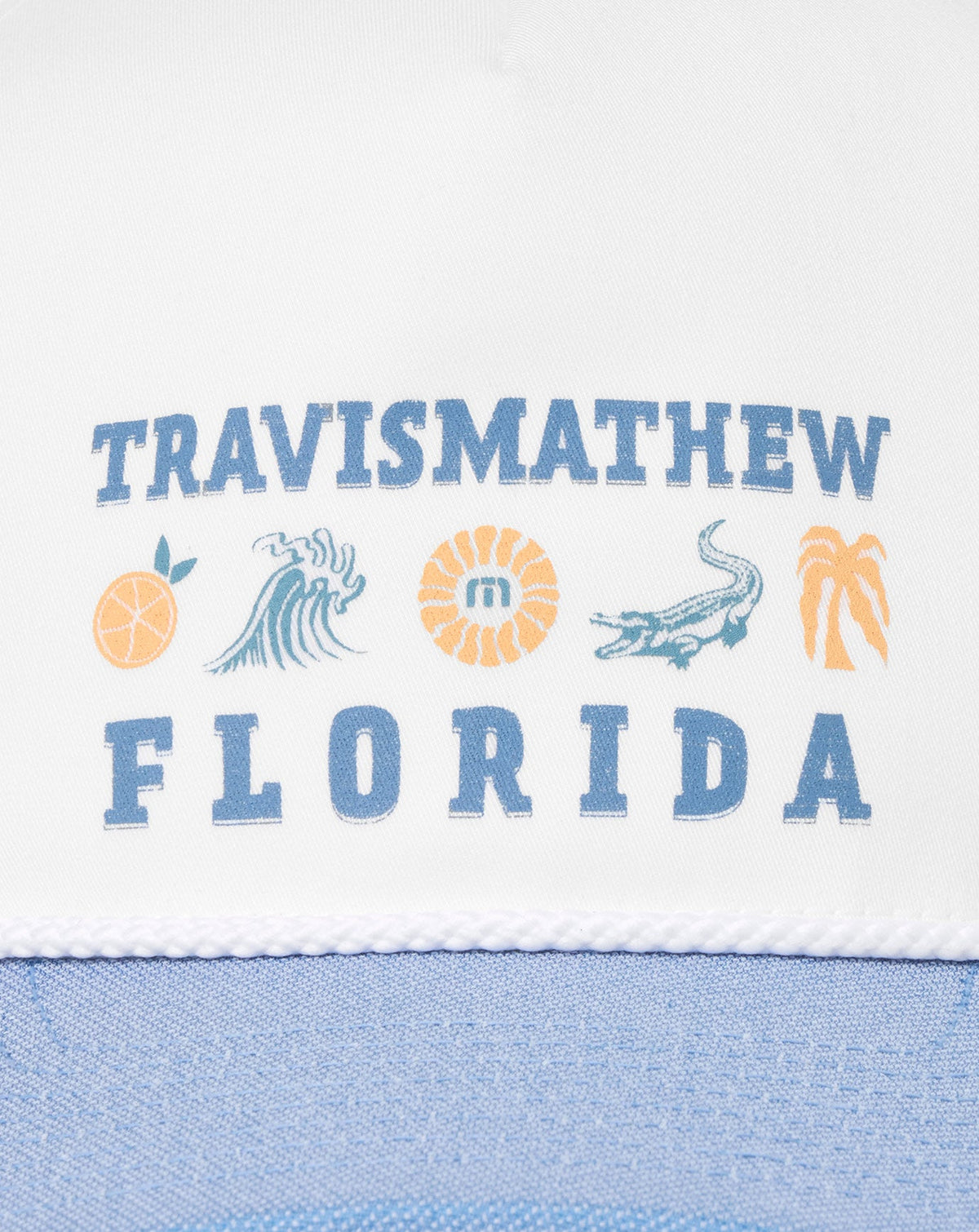 Bring The Sunscreen Snapback Hat White | Travis Mathew Best Seller