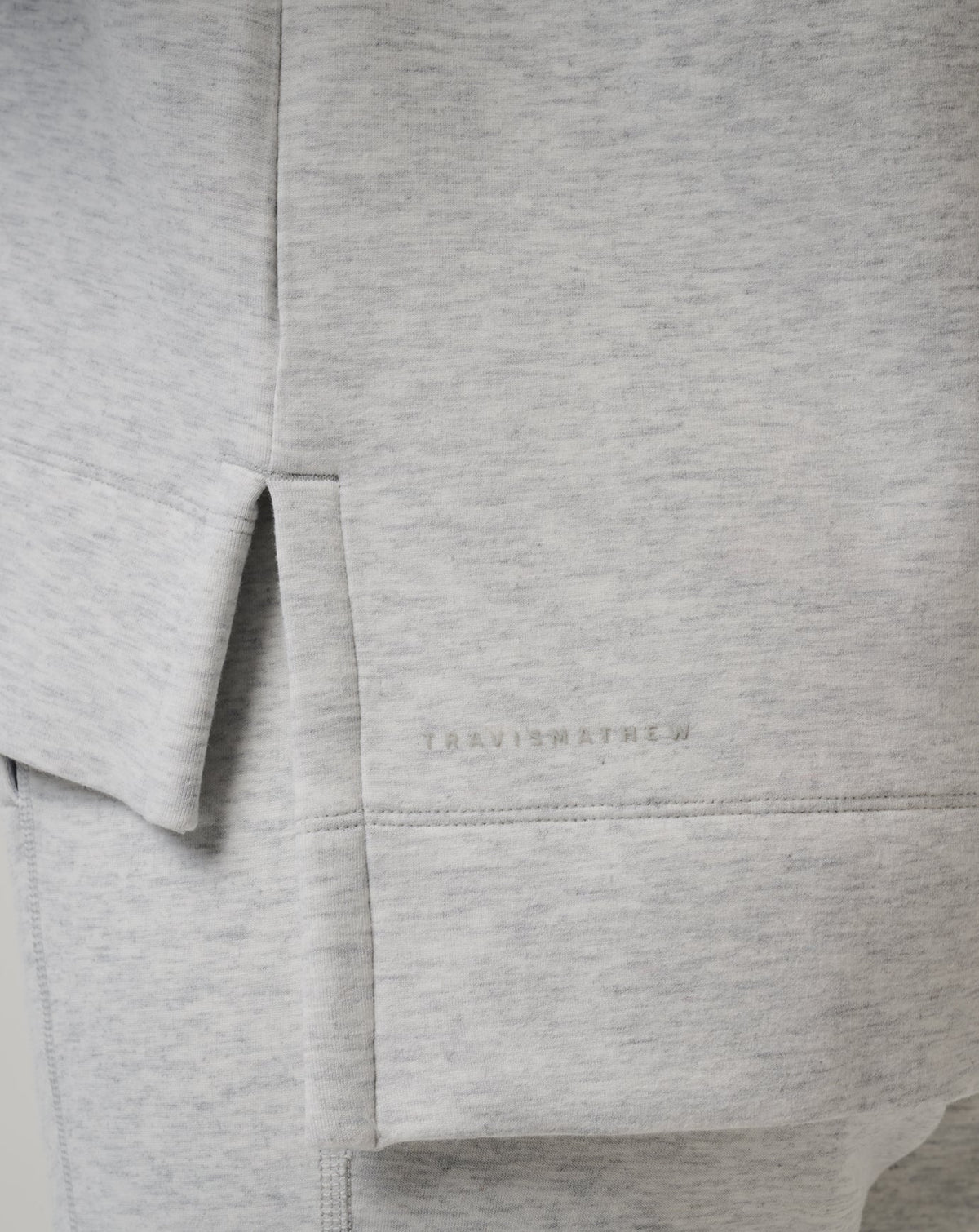 Skyloft Soft Crew Heather Light Grey | Travis Mathew Quality