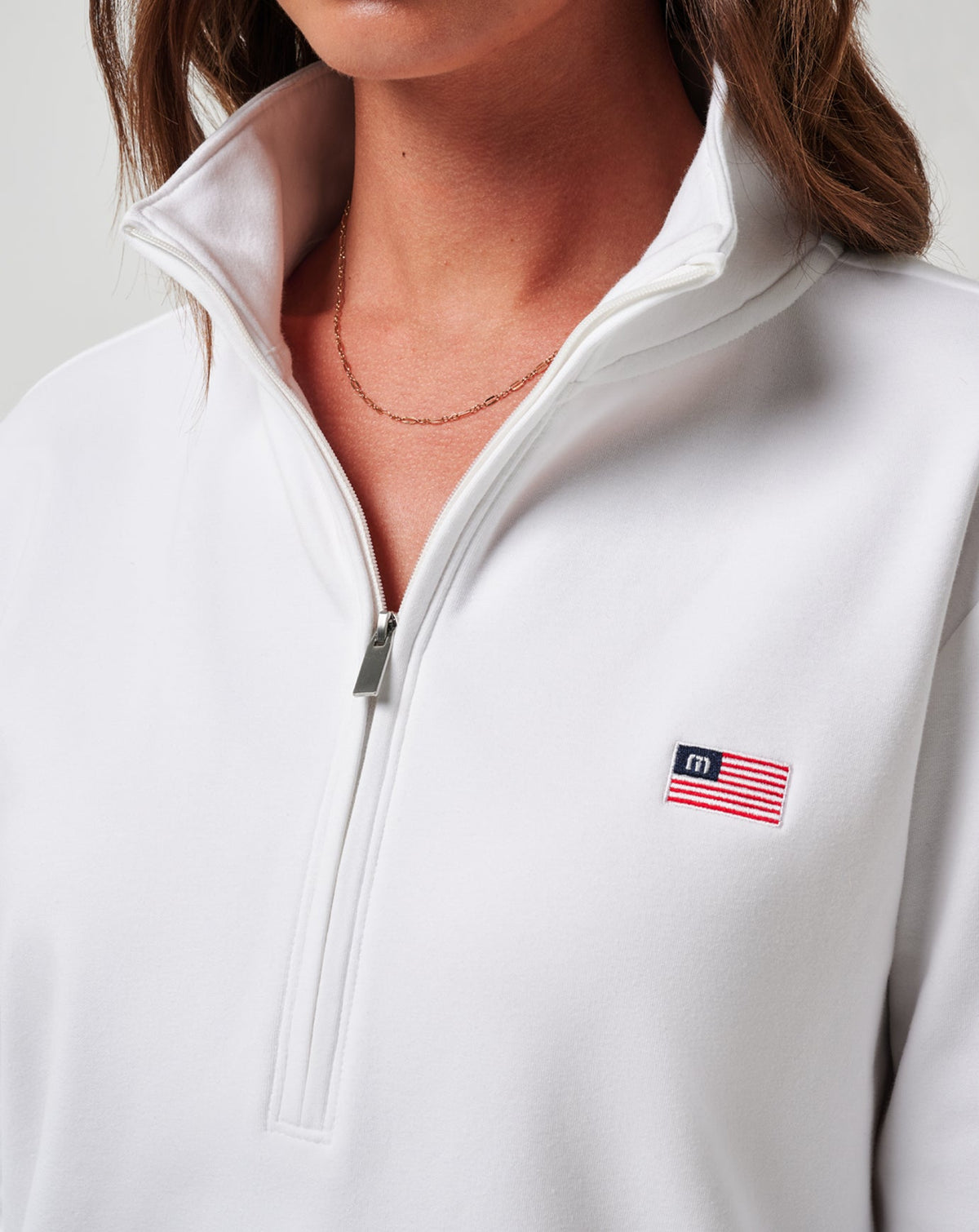 Tasmin Half Zip White | Travis Mathew Hot Sale