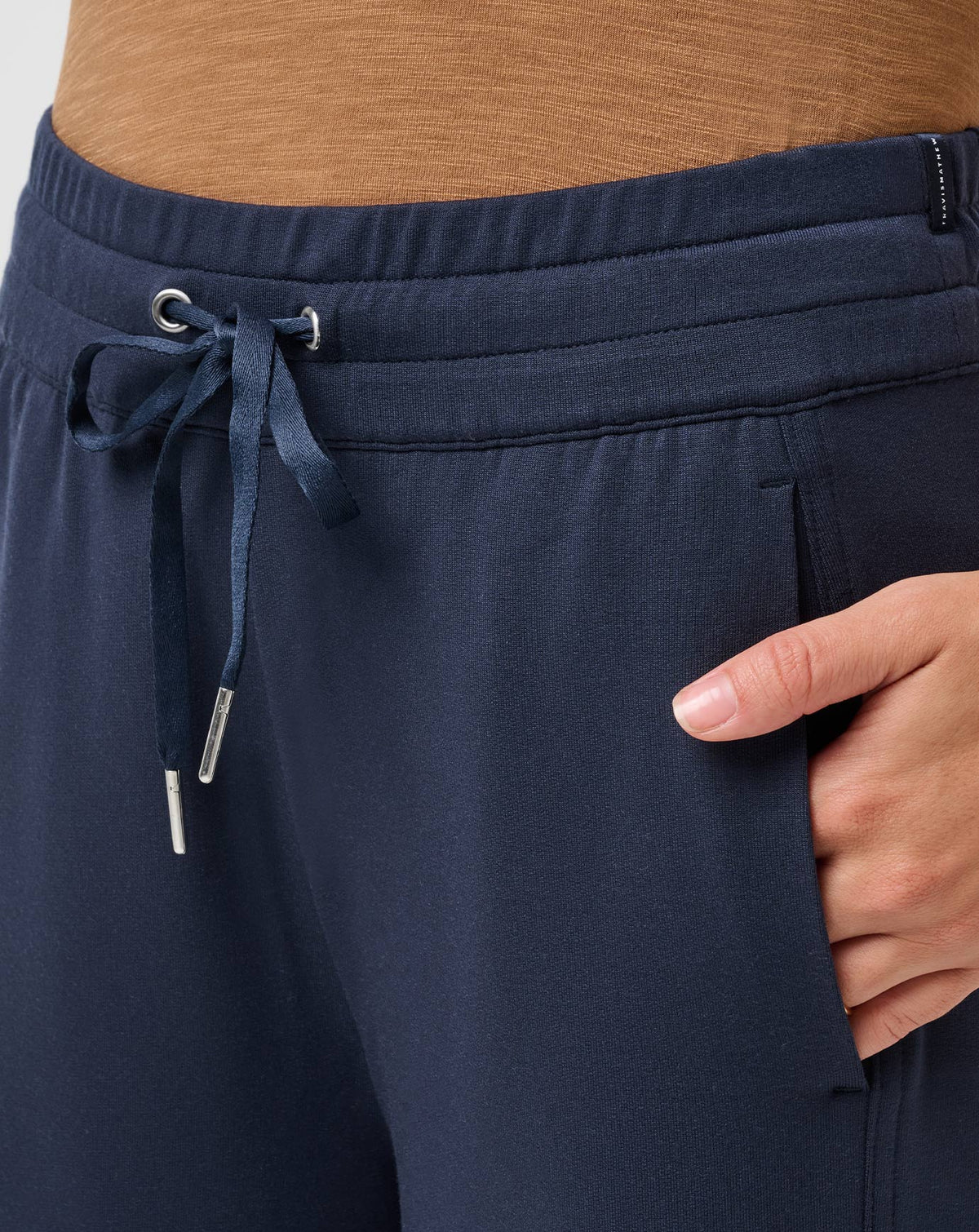 Cloud Terry Wide Leg Pant Navy Blazer | Travis Mathew Essential
