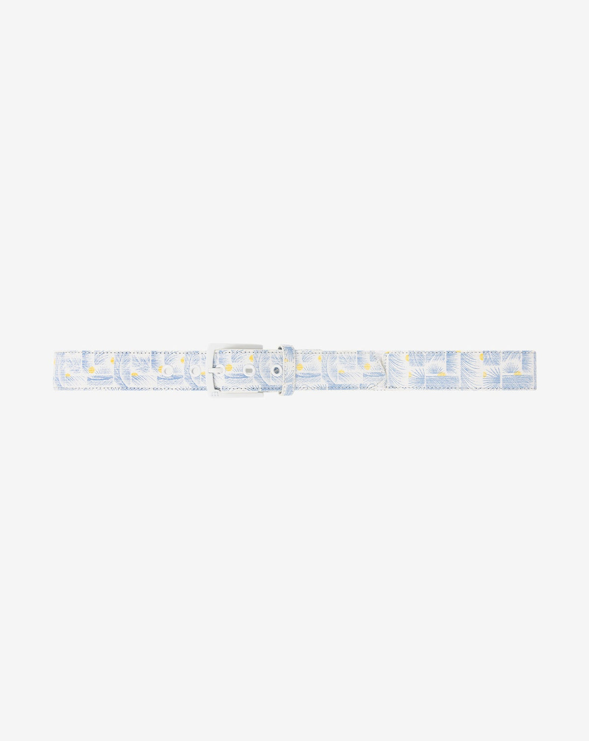 Coconut Mojito Canvas Stretch Belt White | Travis Mathew Essential