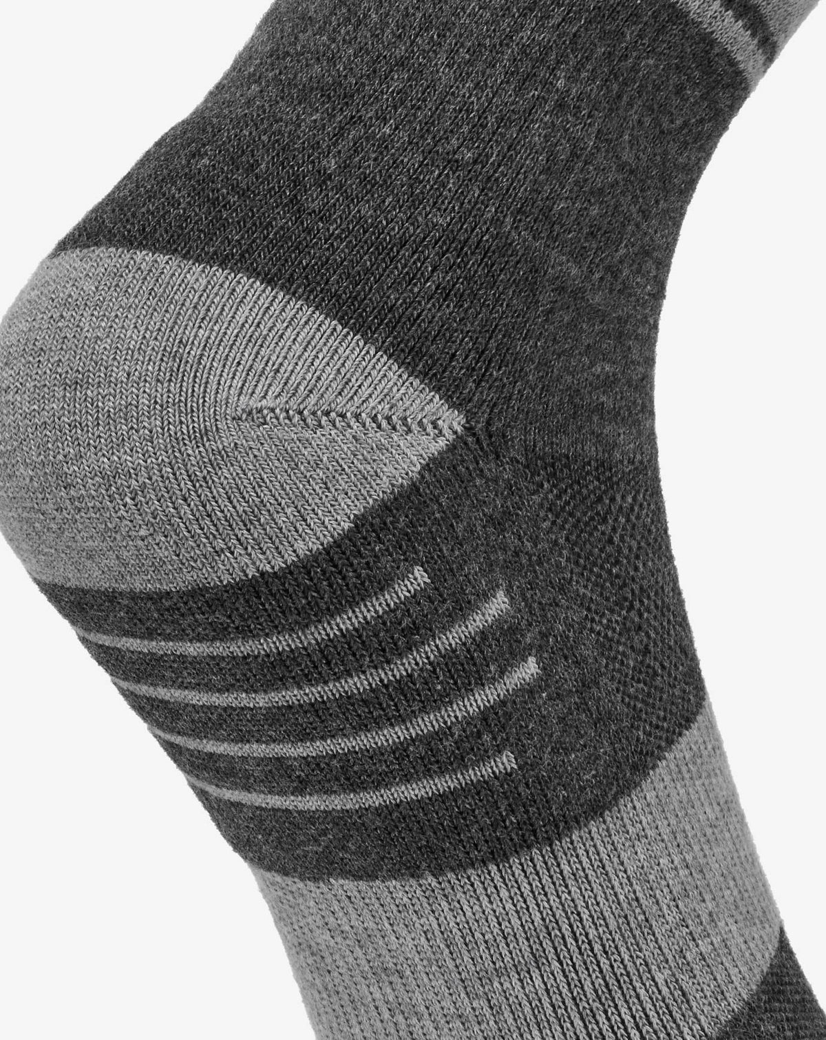 Baja 2.0 Crew Sock Heather Grey Pinstripe | Travis Mathew Great Value