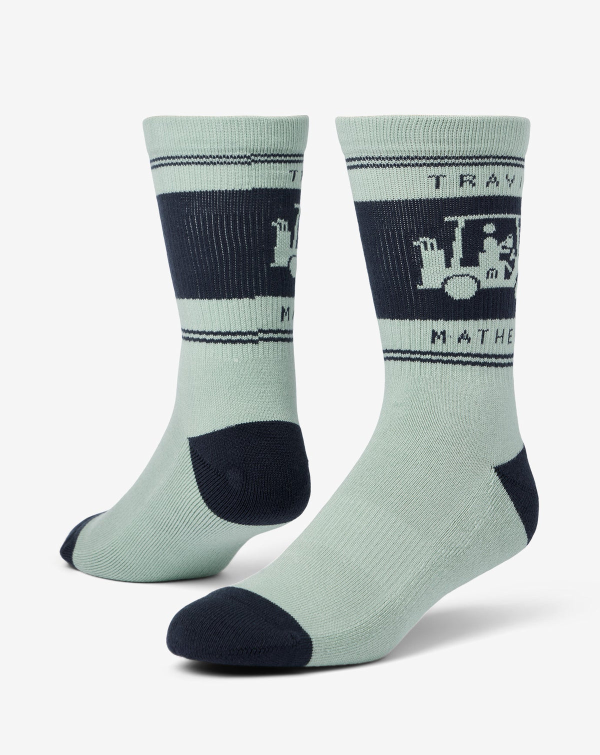 Mapes Crew Sock Jadeite | Travis Mathew Quality