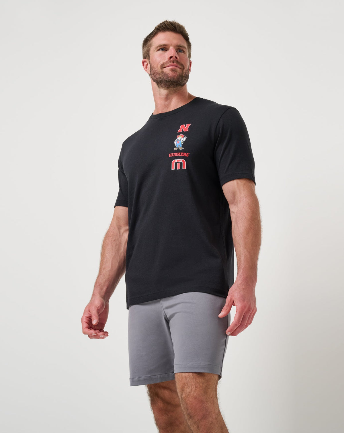 Nebraska Playoffs 2.0 Tee Black | Travis Mathew Essential