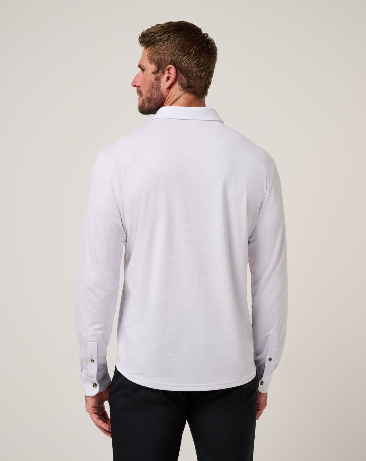 The Zinna 2.0 Long Sleeve Polo White | Travis Mathew Hot Sale