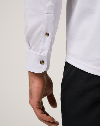 The Zinna 2.0 Long Sleeve Polo White | Travis Mathew Hot Sale