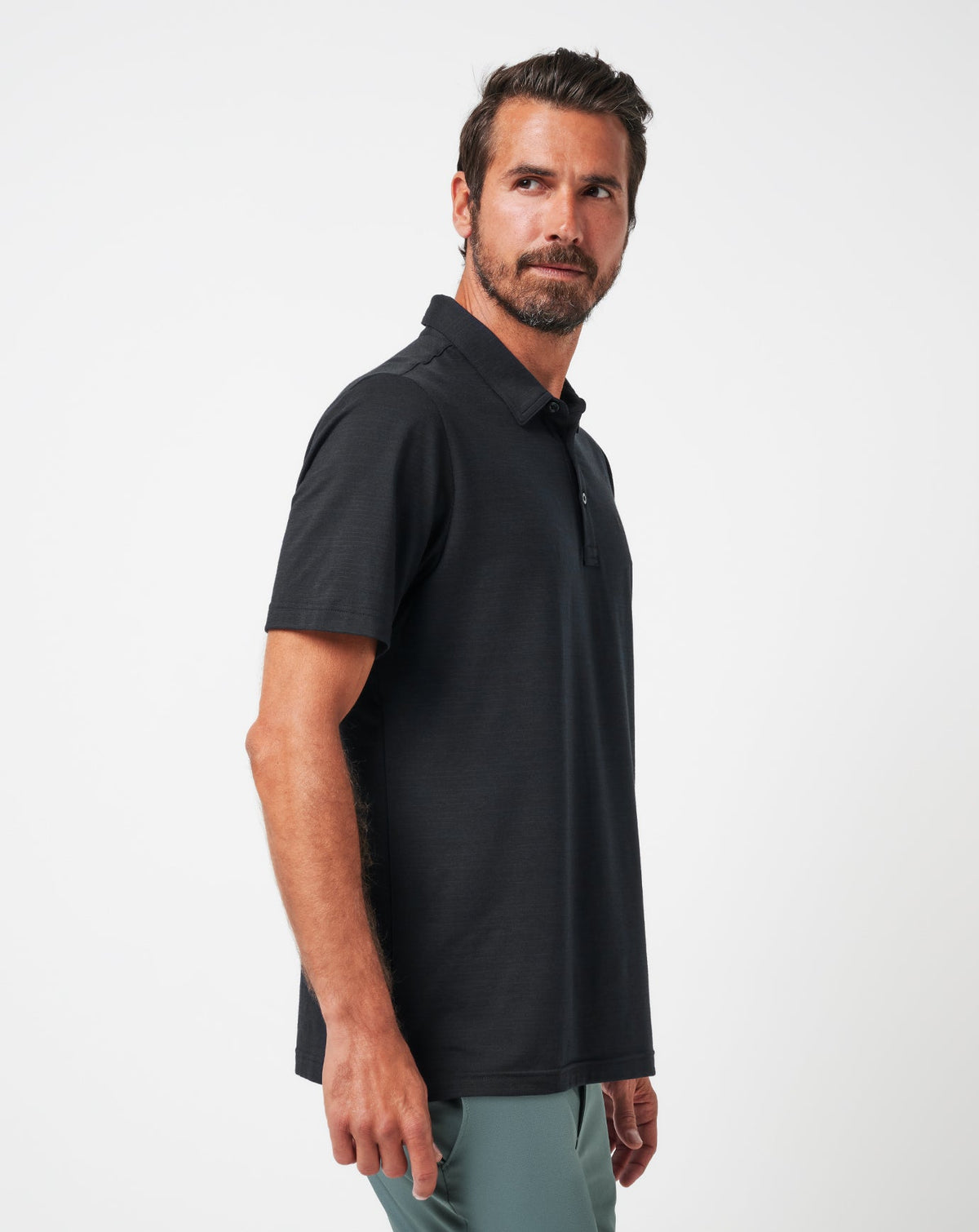 The Heater Polo Black | Travis Mathew Sale