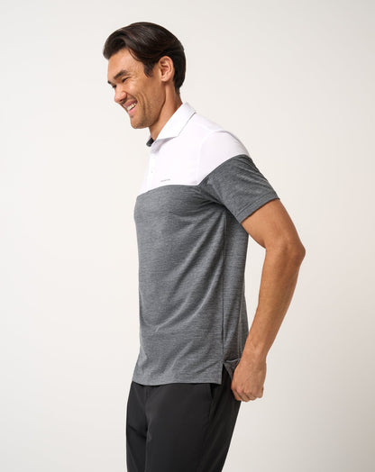 Heater Pro Color Block Polo White | Travis Mathew Best Price