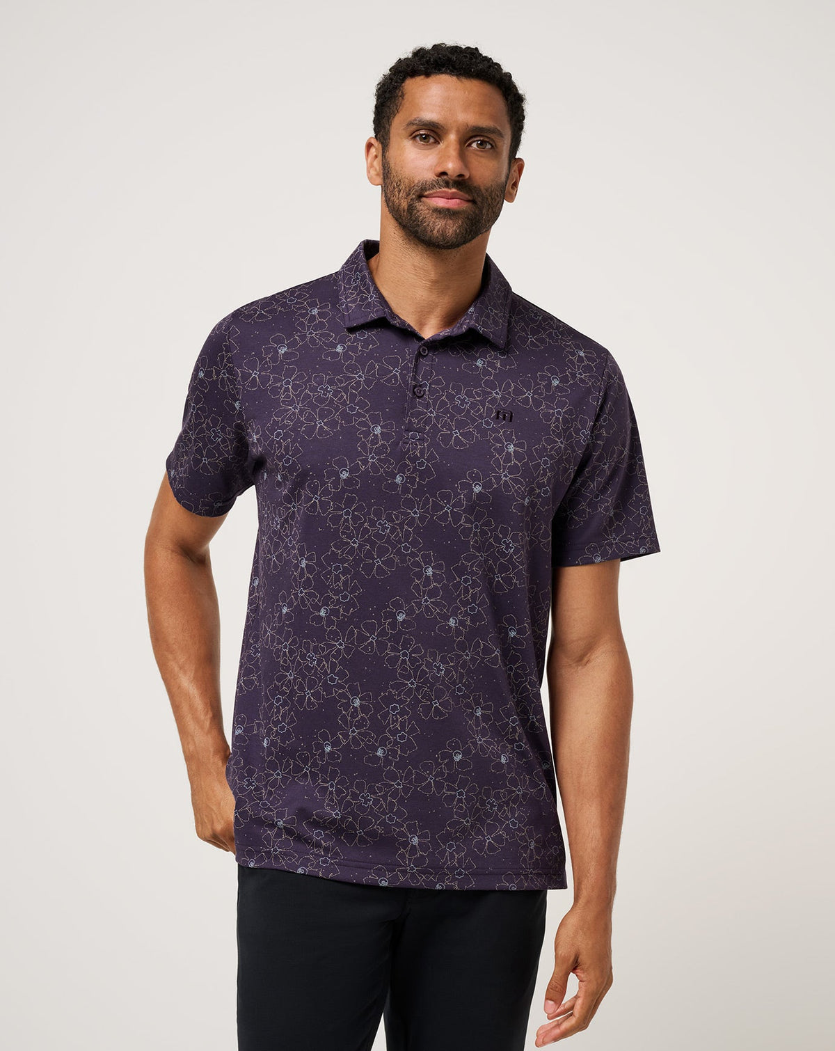 Just My Type Polo Purple Velvet | Travis Mathew Discount