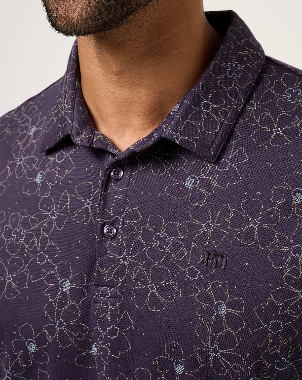 Just My Type Polo Purple Velvet | Travis Mathew Discount