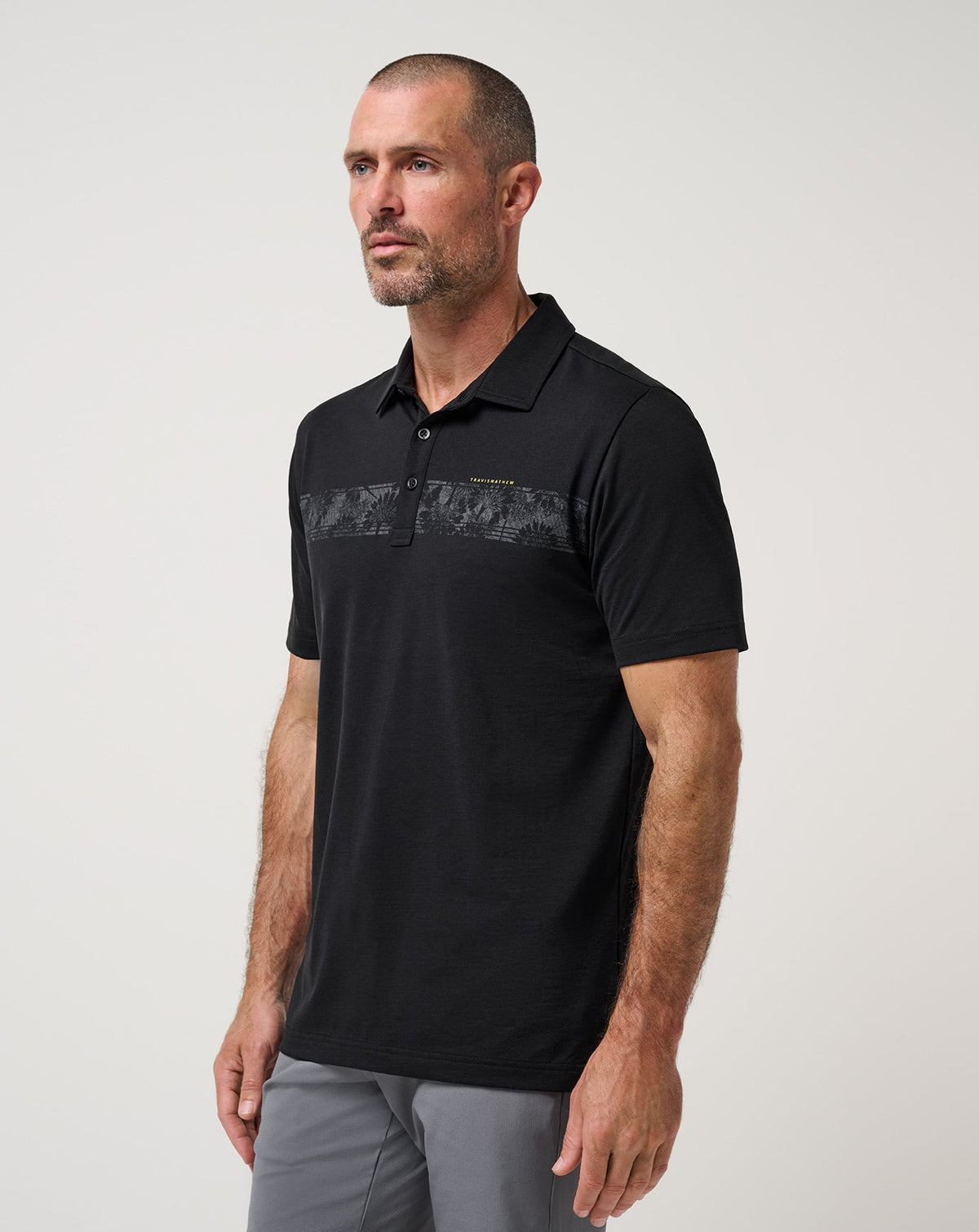 Performance Jersey Flight Polo Black | Travis Mathew Trusted