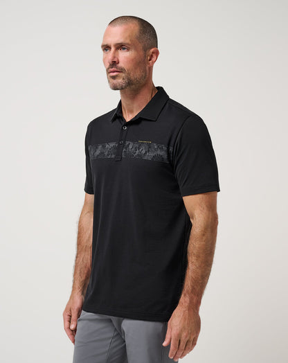 Performance Jersey Flight Polo Black | Travis Mathew Trusted