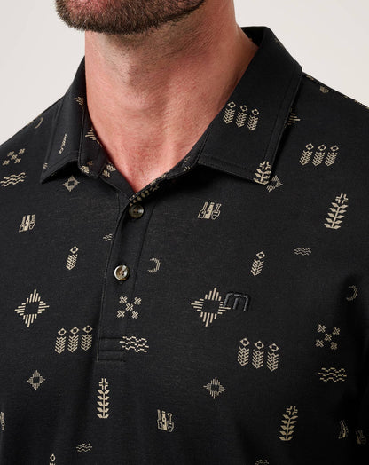 Weather Patterns Polo Black | Travis Mathew Everyday