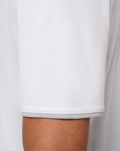 All Day Social Club Polo White | Travis Mathew Featured