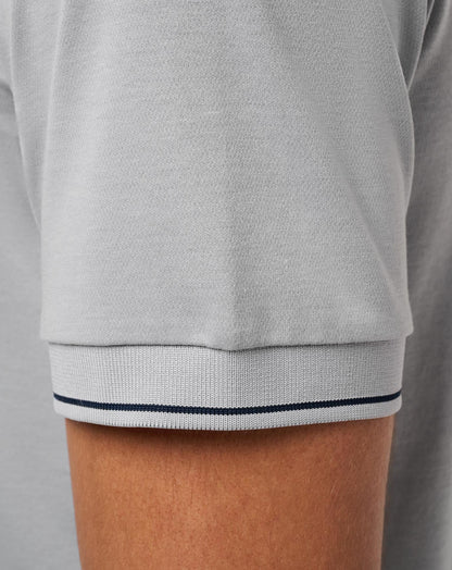 Happier Hour Polo Light Grey | Travis Mathew Signature