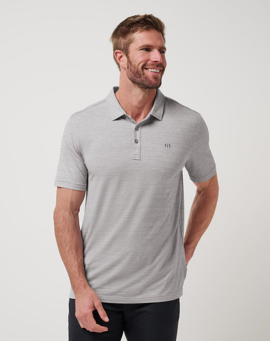 The Heater Polo Heather Microchip | Travis Mathew Best Price