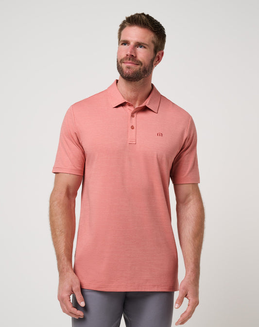 The Heater Polo Dusty Rose | Travis Mathew New