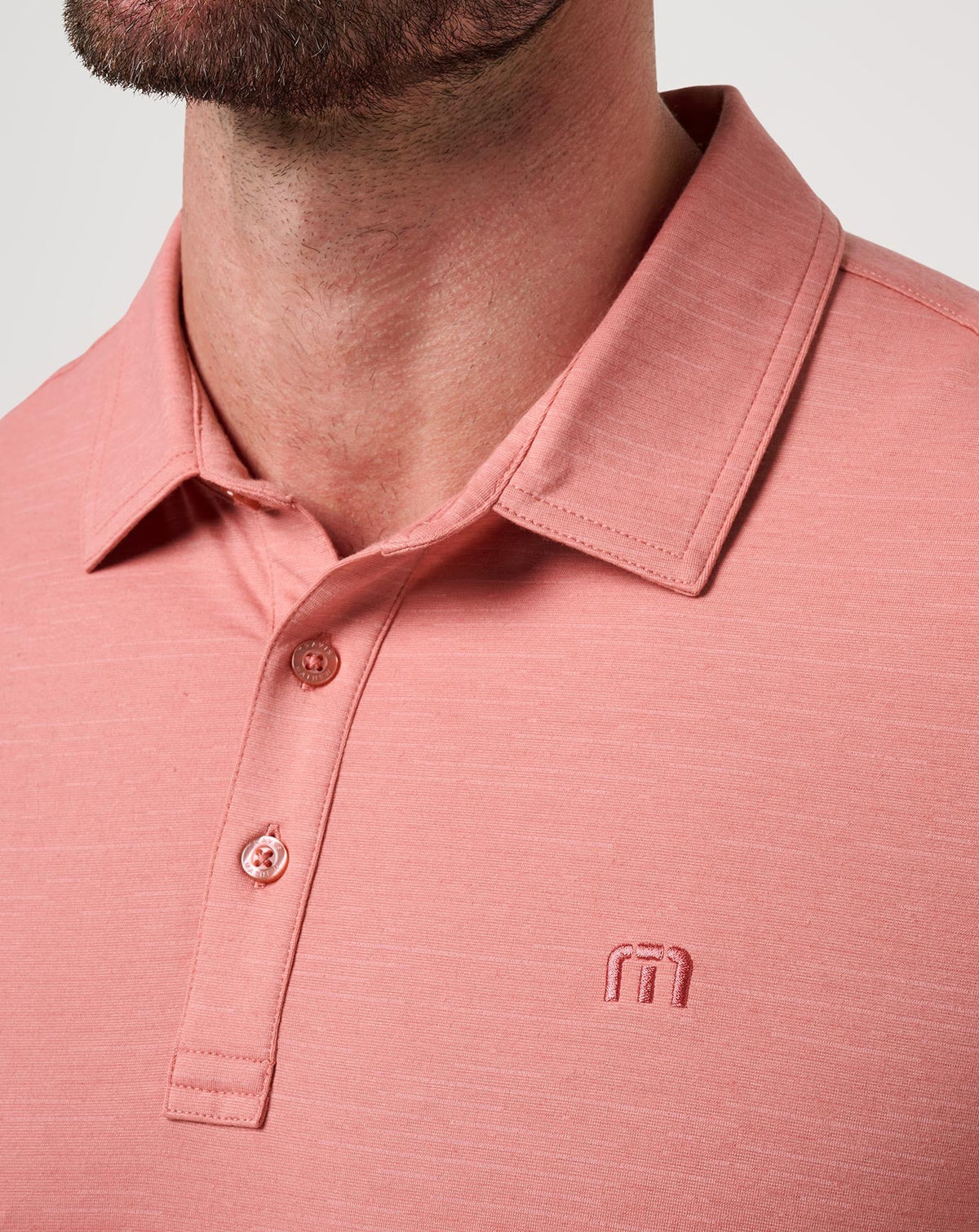 The Heater Polo Dusty Rose | Travis Mathew New