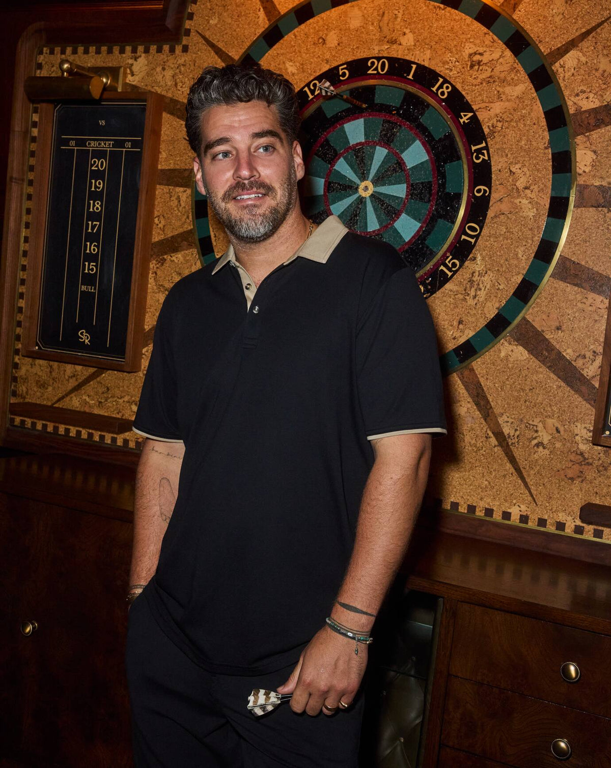 All Day Social Club Polo Black | Travis Mathew Great Value